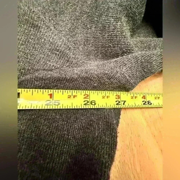 Polo Ralph Lauren Men's Classic Estate-Rib Quarter-Zip Sweater Gray Size XL - Picture 8 of 9